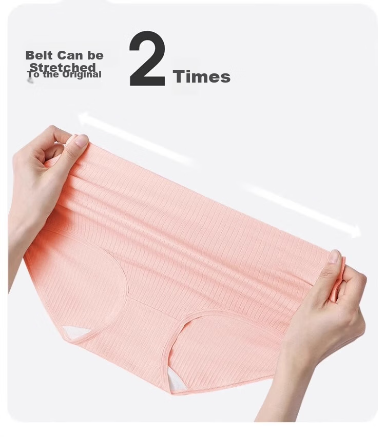 Chuyisheng Disposable Women's High-Waist Maternity Cotton Crotch Plus Size C-Section Sterilized Travel Underwear 11