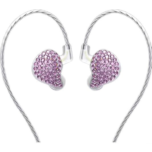AT ES-80 Long-Range In-Ear Monitoring Headphones for Live Streaming, HIFI High-Fidelity, Professional Use for Internet Celebrities, Live Recording Studios, And Music Listening, Pink