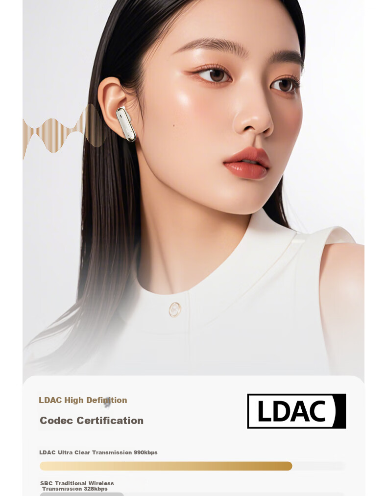 IKF C01 Clip-On Bluetooth Headphones, Wireless Open-Style Bone Conduction, Not In-Ear, for Running And Sports, AI Calling, Noise Reduction, Long Battery Life, Suitable for Huawei And Xiaomi, Midnight Black 10