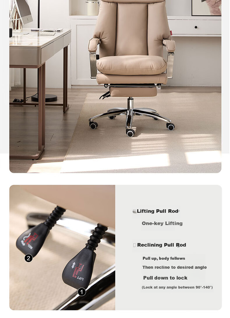KUKA Executive Chair, Office Nap Chair, Computer Chair, Gaming Recliner, High-Back Chair 18