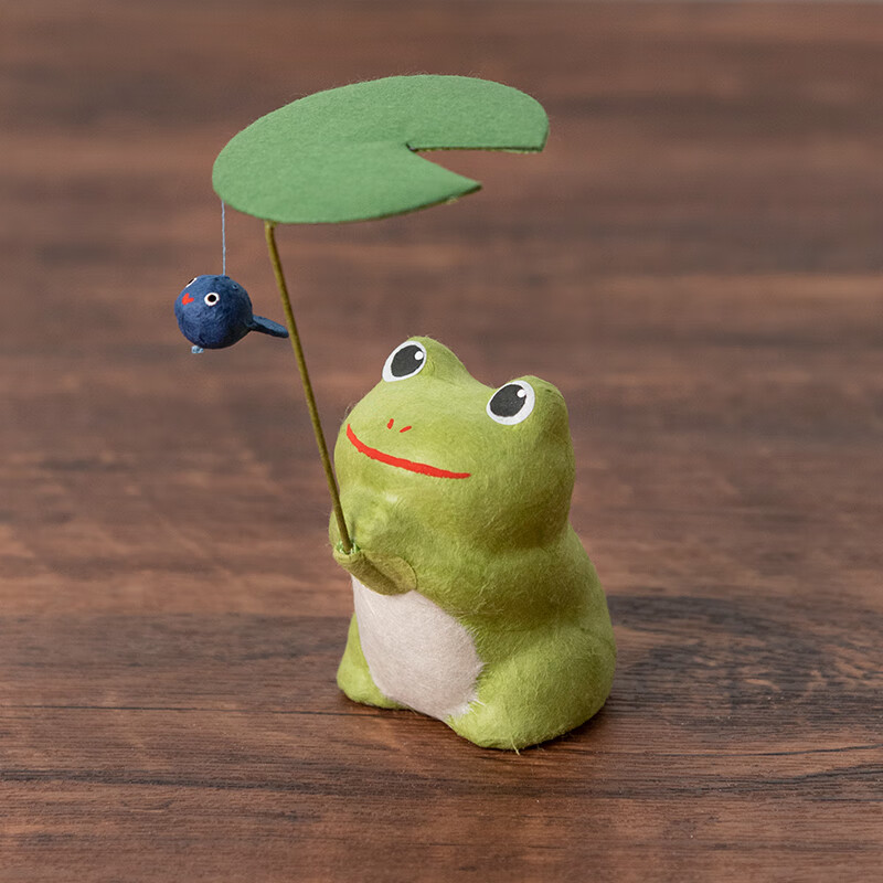 Tonghe Japanese Imported Rain Big-Eyed Frog Ornament Japanese Style Home Decoration Japanese Souvenir Birthday New Year Gift