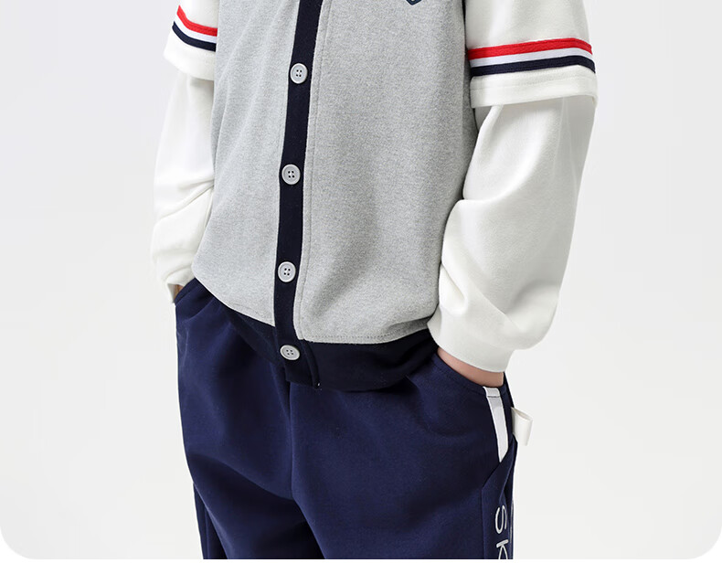 Nubiwow Boys' Spring Vest Outerwear Children's Waistcoat Big Kids Spring Vest British Style Fashionable Boys' Sleeveless Jacket 2