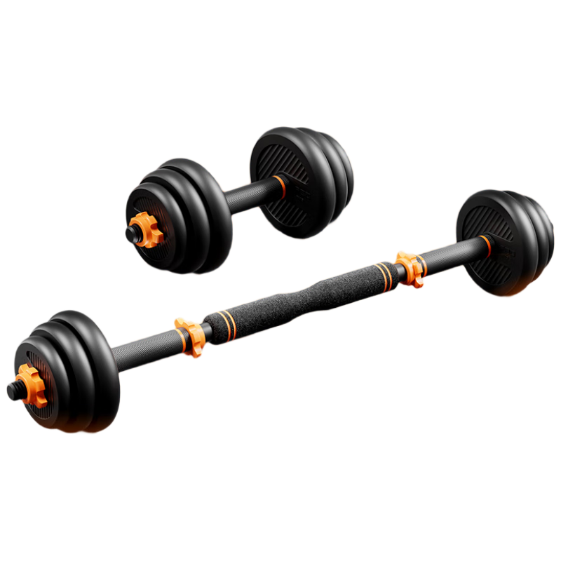 FEIERDUN Adjustable Dumbbell Barbell Weight Plates Fitness Training Equipment Home Set Flagship 10KG
