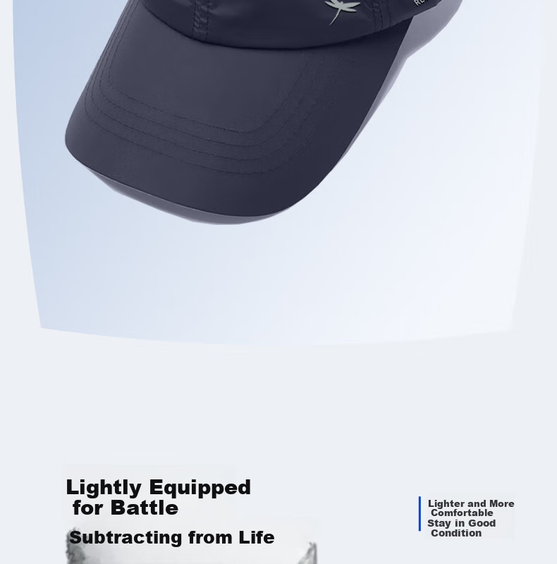 RED DRAGONFLY Sun Protection Hat for Men, Summer Outdoor Baseball Cap, Casual Breathable Sun Hat, Sports Fishing Sunshade Hard Top Visor Cap 13