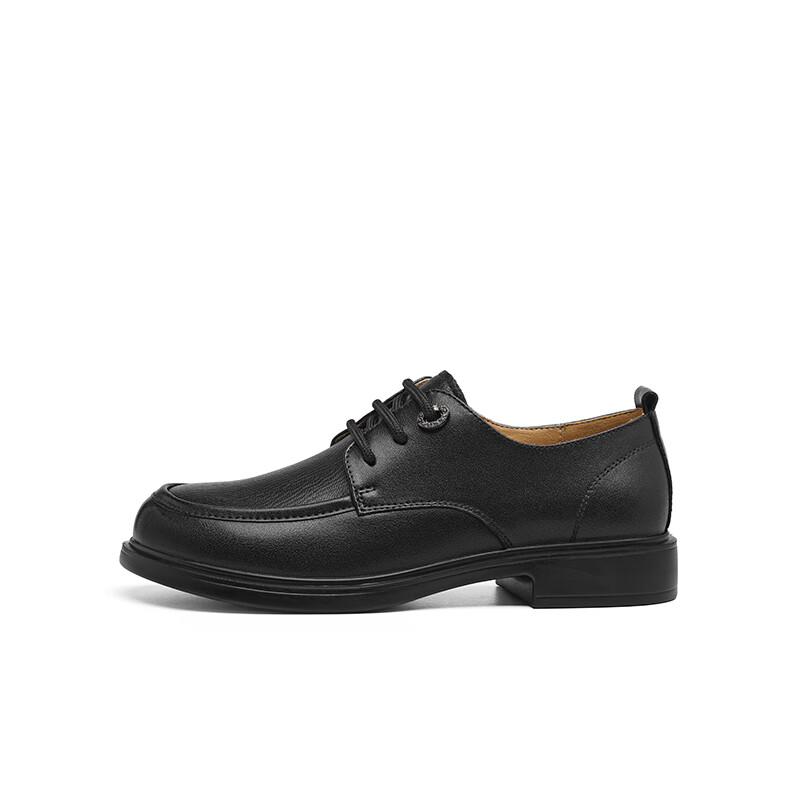 RED DRAGONFLY Women's Loafers 2025 New Slip-On Black Vintage Leather Shoes WTB35110 Black Size 36