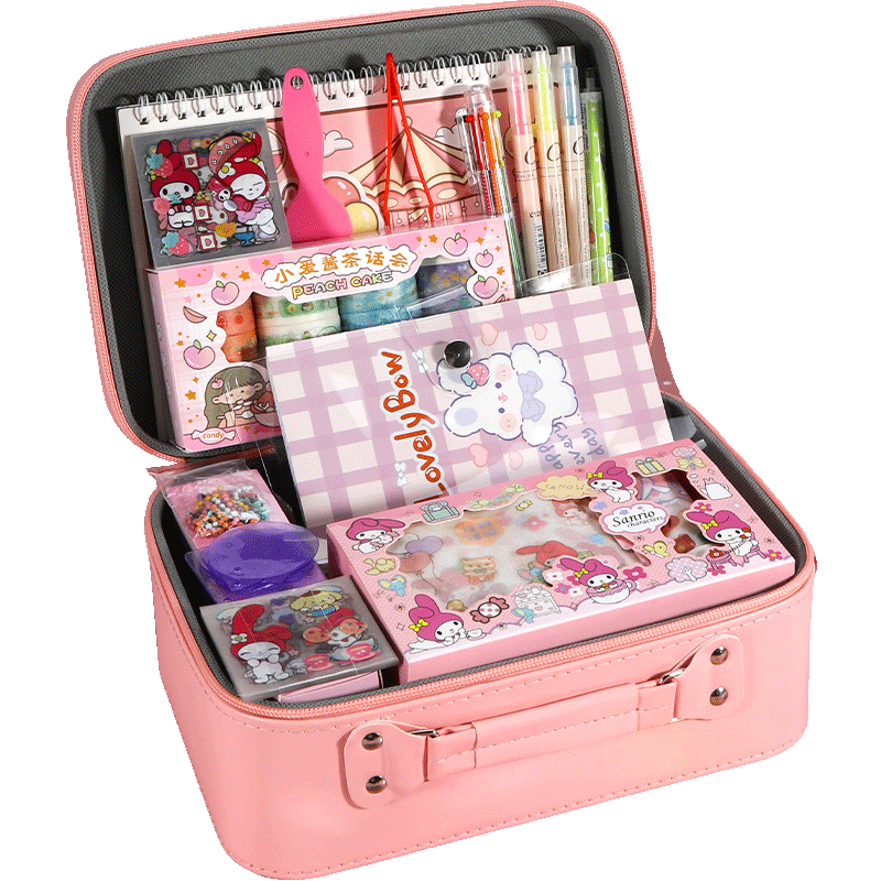 Cawndilla Families Children's Journal Set, Guka Gift Box Complete Set, Pretend Play Toys, Girls' Notebook, Birthday Gift for Girls