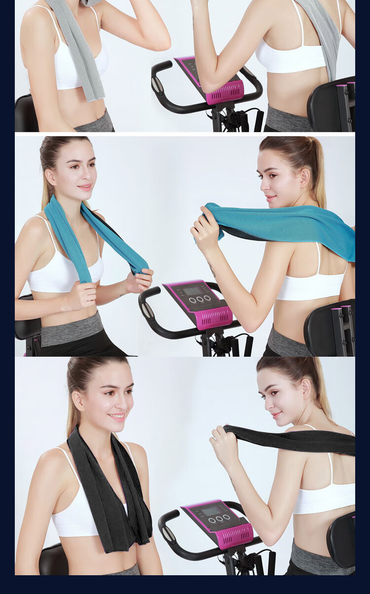 Jiajialin Cooling Sports Towel Gym Sweat-Absorbent Ice Towel Quick-Dry Cooling Towel for Men and Women Blue 7