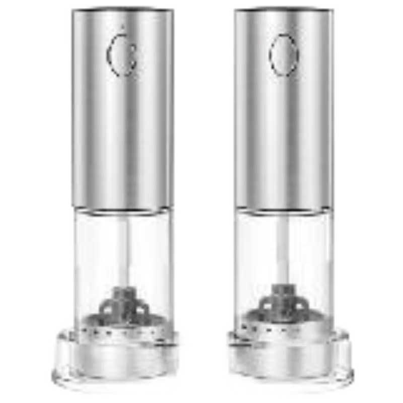 CLITON Electric Pepper Grinder Household Adjustable Spice Grinder Electric Mill for Sichuan Pepper Sea Salt Kitchen Pepper Powder Grinder Bottle Jar