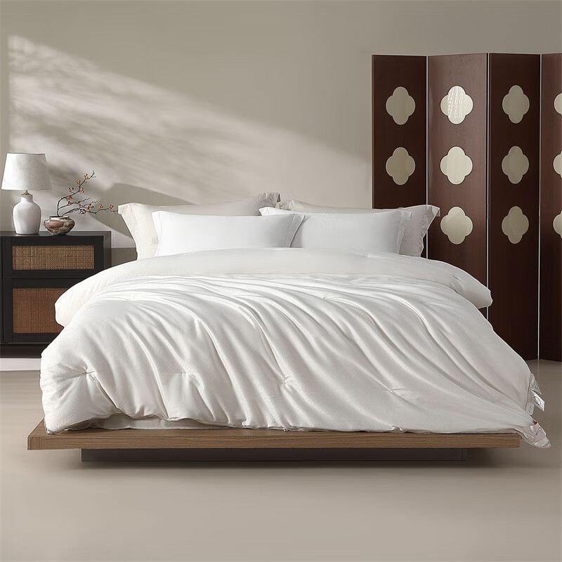 Летнее одеяло Mercury Home Textiles из 100% тусса silk, зимнее, теплое, 220x240 см, примерно 7.5 цзинь.