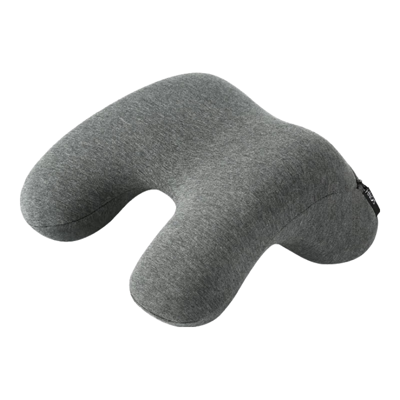 H.nos Children's Nap Pillow, Elementary School Student Rest Pillow, Middle School Classroom Nap Aid, Memory Foam Pillow, Gray
