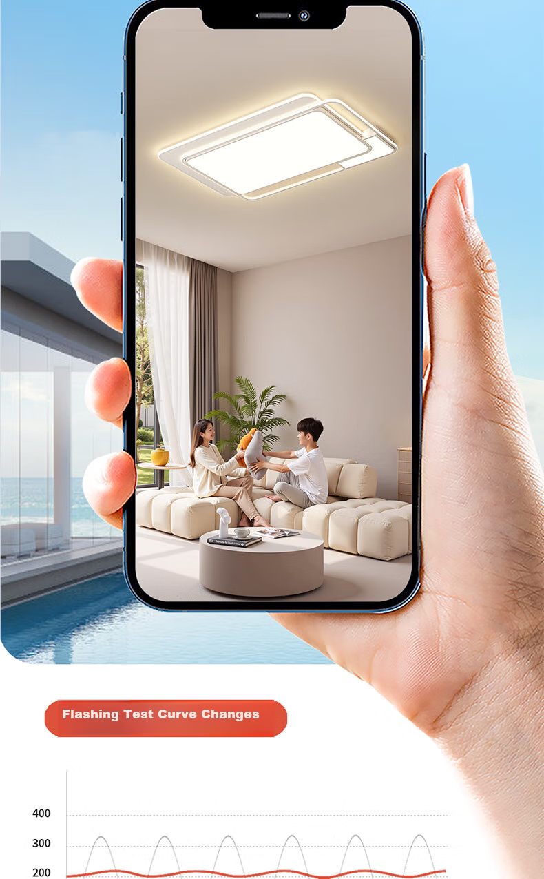 GUJIA LED Ceiling Light, Nordic Style for Living Room And Bedroom, Eye-Protection, Puri Light Source, Lighting Fixture - 90cm [Installation Included] 10