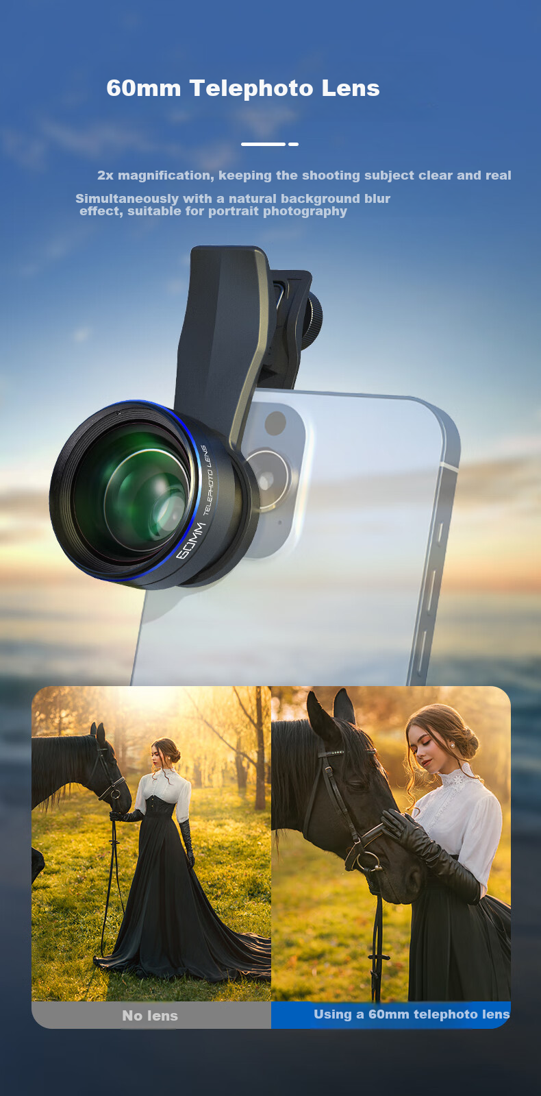 NEEWER Smartphone Lens, 7x Telephoto Master-Level Phone Camera, High-Definition Professional Shooting, Compatible with Apple 18 Pro And Huawei, Universal External DSLR-Level Concert Macro Photography Tool 9