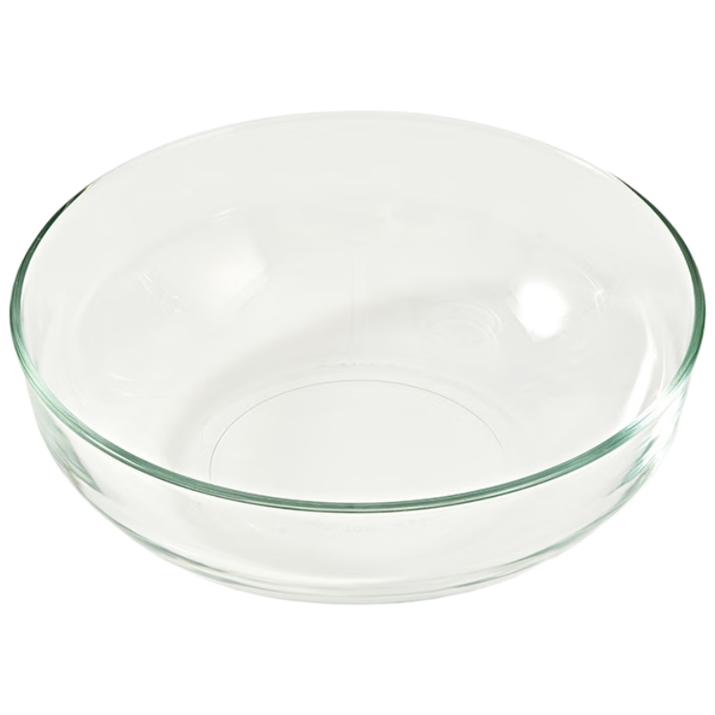 GLASSLOCK Imported Tempered Glass Thickened Large Capacity Salad Glass Bowl, Big Noodle And Ramen Bowl, 1415ml, 2-Piece Set