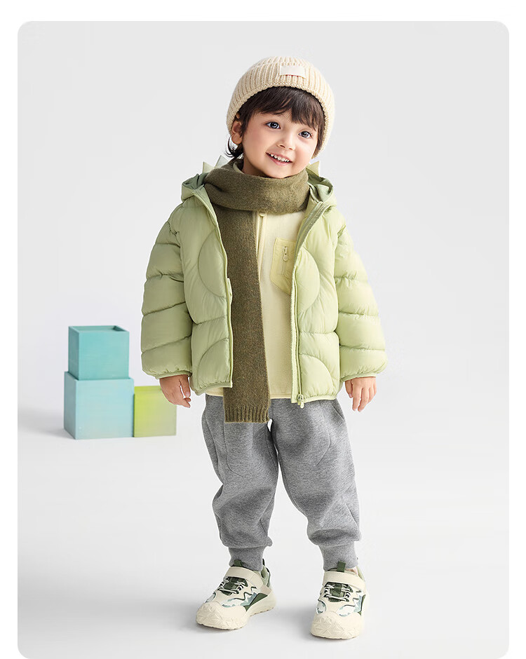 BALABALA Kids Down Jacket Unisex Hooded Coat Three-Proof 2025 New Winter Collection [Mall Edition] 201425107201 5