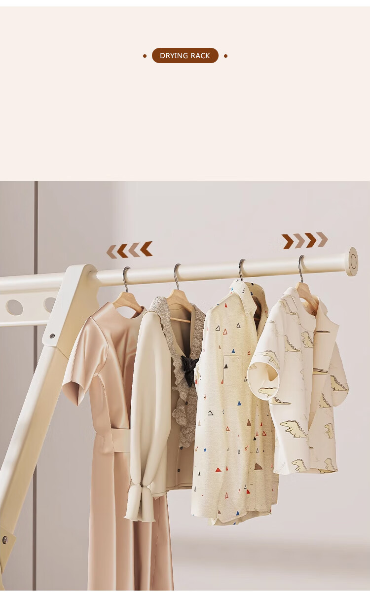 Annafu Aluminum Alloy Retractable Folding Clothes Drying Rack, Balcony Quilt Hanger, Laundry Pole YJ152 White 2.3 Meters 4