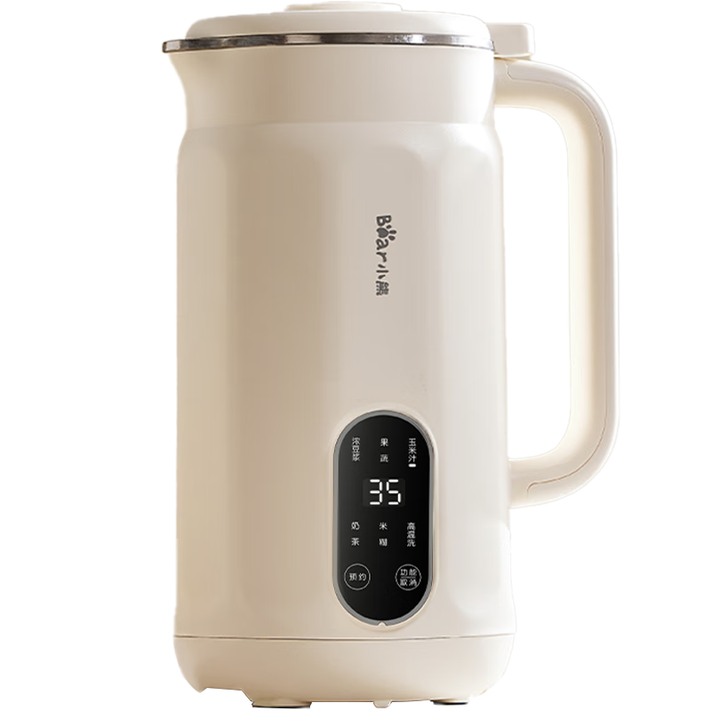 Bear Soy Milk Maker, High-Speed Blender for Home Use, 0.6L Small Soy Milk Machine, Mini Fast Soy Milk Juicer, Food Processor, Multifunctional Automatic No-Cook Quiet D05D6