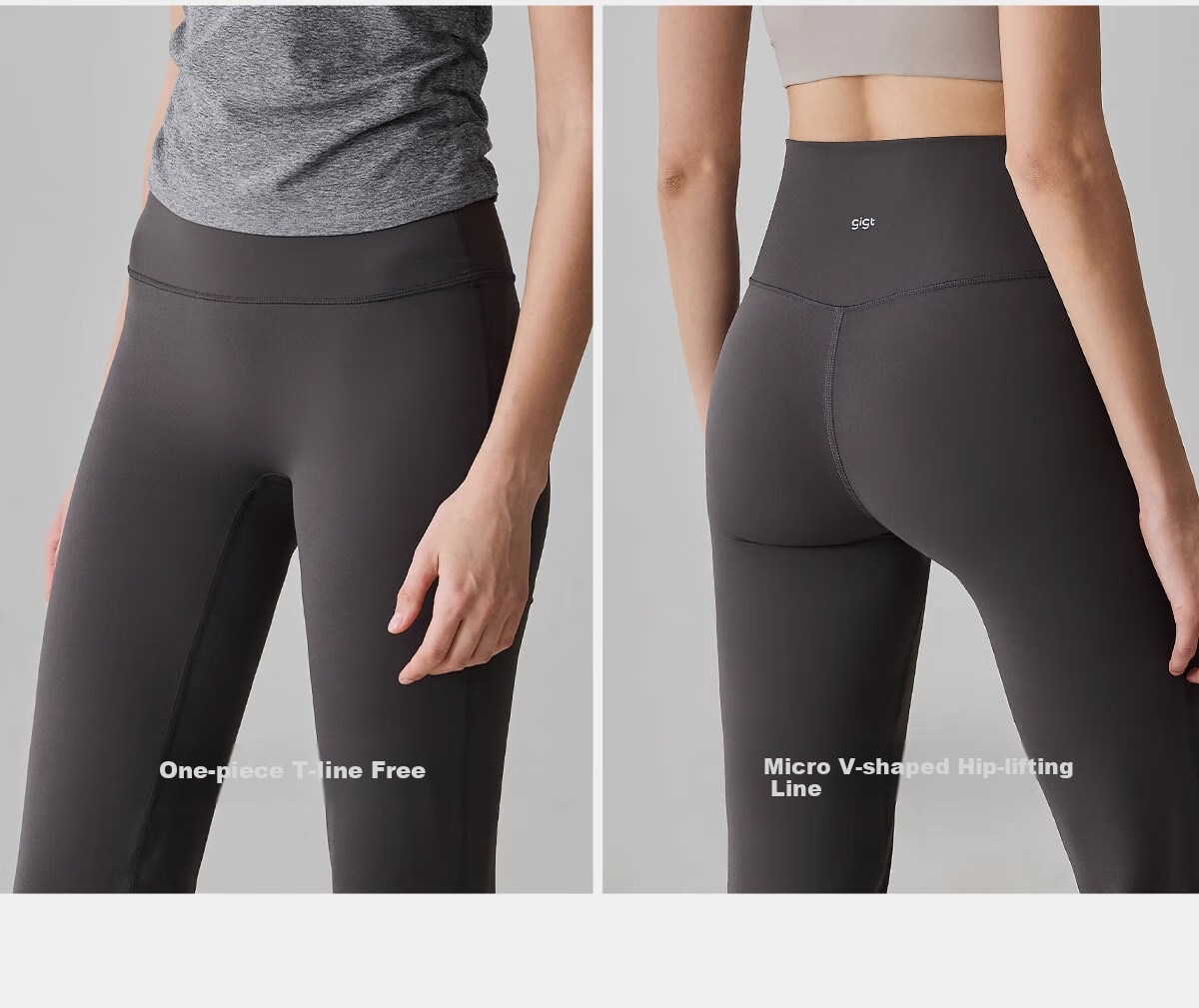 Gigt Yoga Pants for Women, Slightly Flared, Cool And Draping, Slimming, Nude-Like, Suitable for Outdoor Wear, Waist-Cinching, Butt-Lifting, Sports And Daily Fitness Pants 48