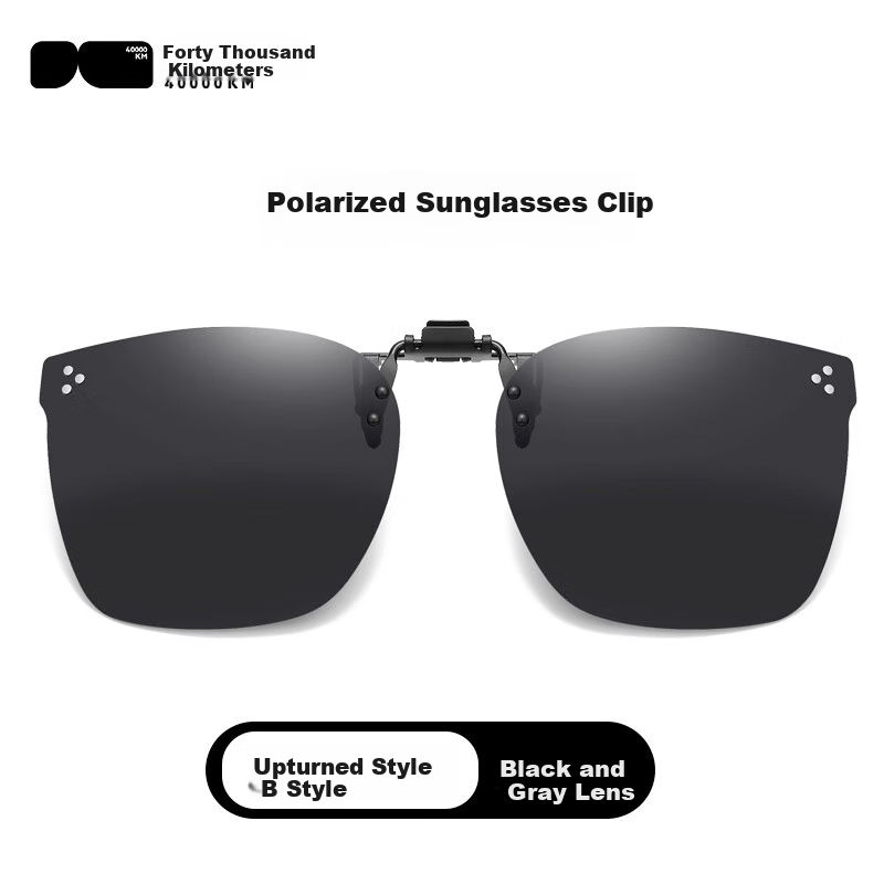 Siwangongli Polarized Clip-On Sunglasses for Women And Men, Clip-On Myopia Sunglasses for Driving And Fishing