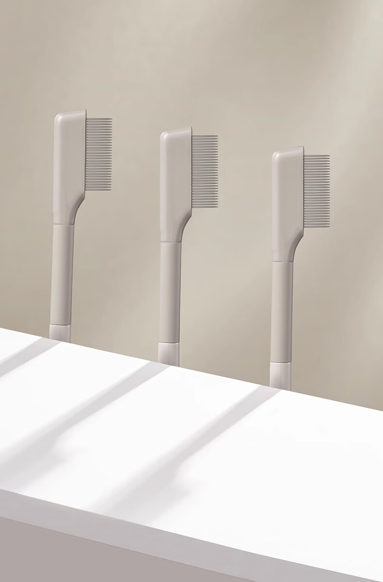 Rownyeon Steel Needle Eyelash Comb Fine Tooth Segmented Fly Leg Remover Eyebrow Comb Lower Eyelash Brush Eyebrow Grooming Brush 13