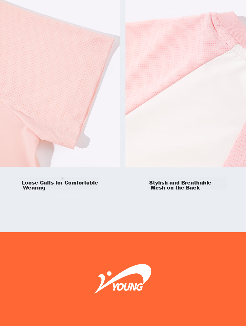 Guirenniao Kids Girls Summer Thin Breathable Short Sleeve Sports Quick-Dry Two-Piece Set 18