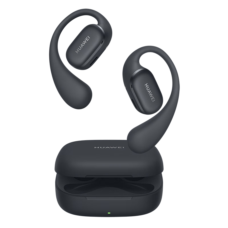 HUAWEI FreeArc Ear-Hook Headphones, HUAWEI Ear-Hook Wireless Bluetooth Sports Open-Ear Headphones, Stable Fit, Open Listening, IP57 Dust And Water Resistant, Starry Black