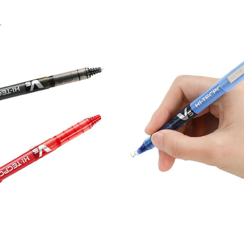 Набор гелевых ручек PILOT BX-V5, синие, 0.5 мм, 12 штук