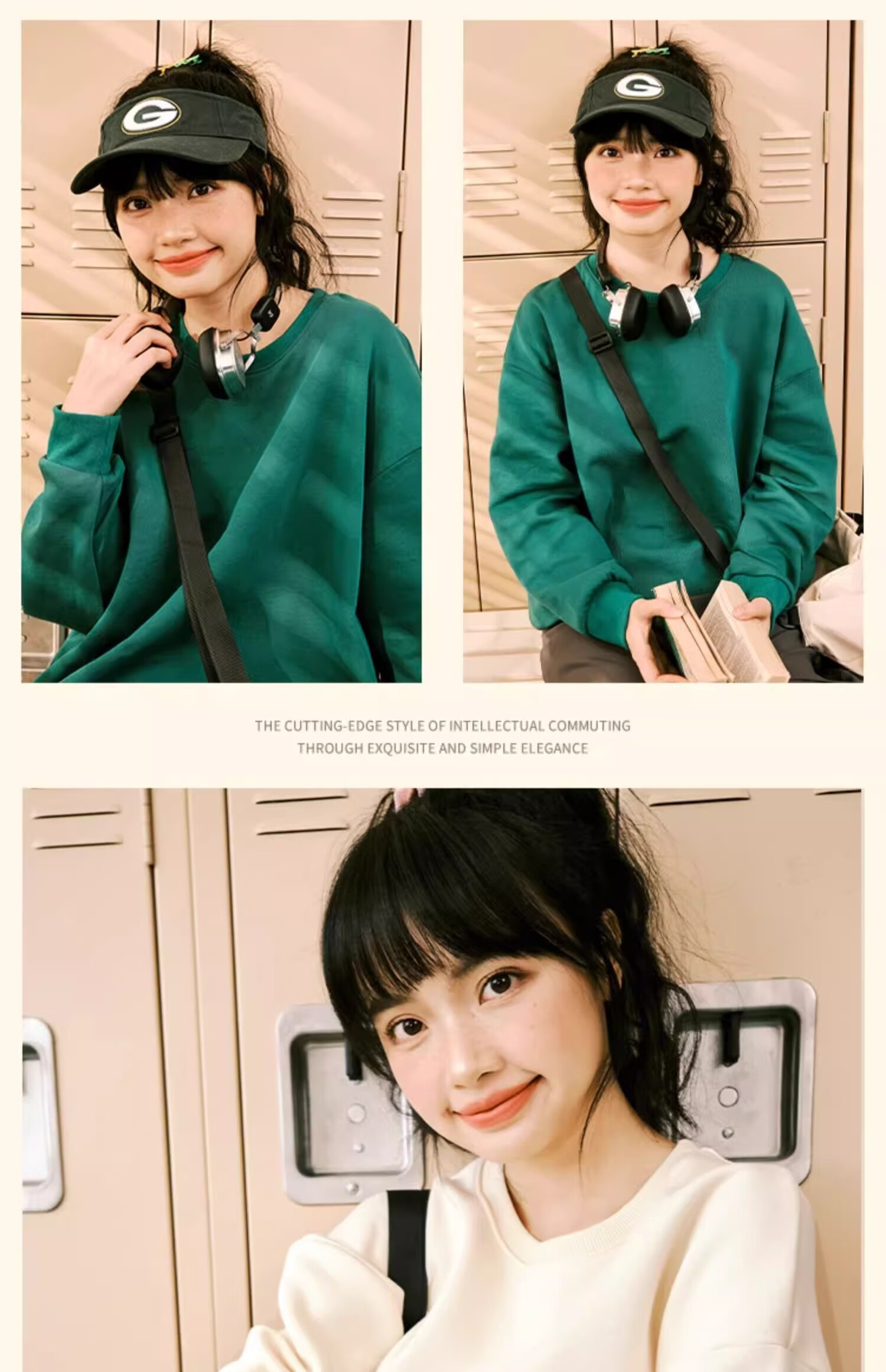 Warrior Women's Crew Neck Sweatshirt 2026 New Spring Autumn Fashion Petite Stylish Hoodless Loose Long Sleeve Top Jacket 14