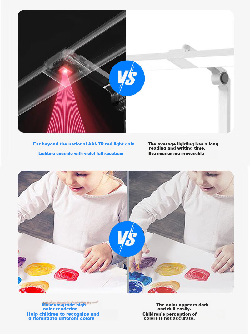 Jianguangyi Desk Lamp Eye Protection Study-Specific Anti-Nearsightedness Student Desk Children Writing Homework New Plug-In Model Desk Lamp 2025 5