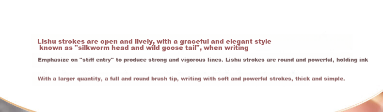 Liupinshuyuan Calligraphy Brush Set for Cursive Script, Mixed Hair Bristles, Professional Grade for Beginners And Adults, High-Quality Sheep And Wolf Hair Brushes, Entry-Level Running Script, Medium And Small European Style, Kaishu, Shanglin Fu 2
