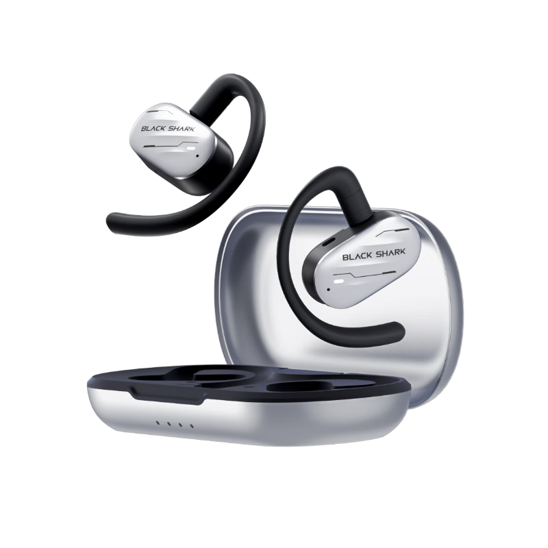 Heisha Fengmingowspro Ear-Clip Bluetooth Headphones [55° Adjustment], Wireless Open-Ear Non-In Sports Long Battery Life, Compatible with Apple IPhone 17, Huawei, Xiaomi