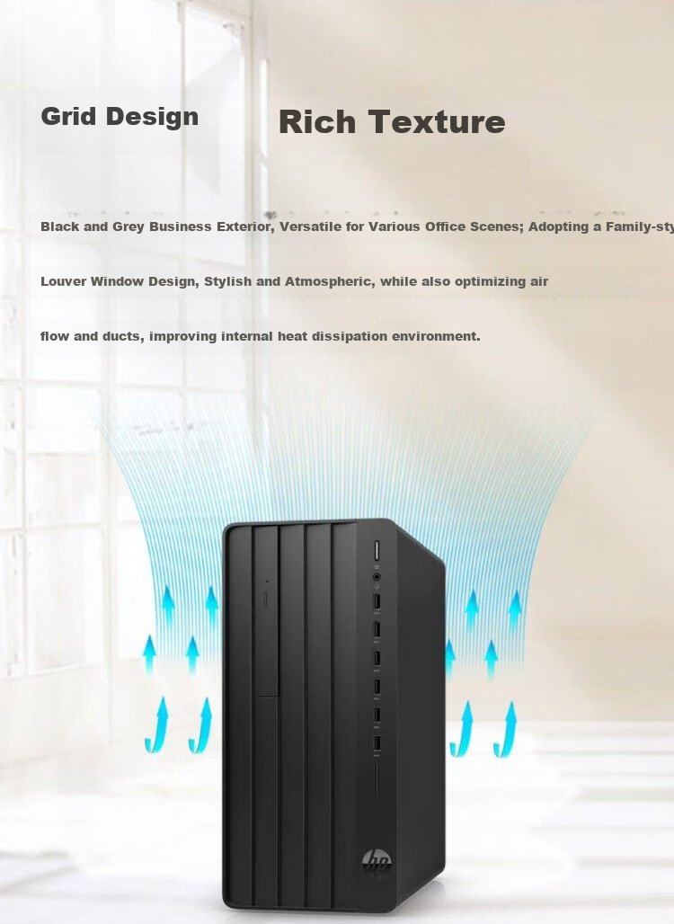 HP Desktop Computer 288G9 E Commercial Office High-Performance Desktop PC (I7-14700, 32GB RAM, 512GB SSD + 2TB HDD, WiFi) Customized 3