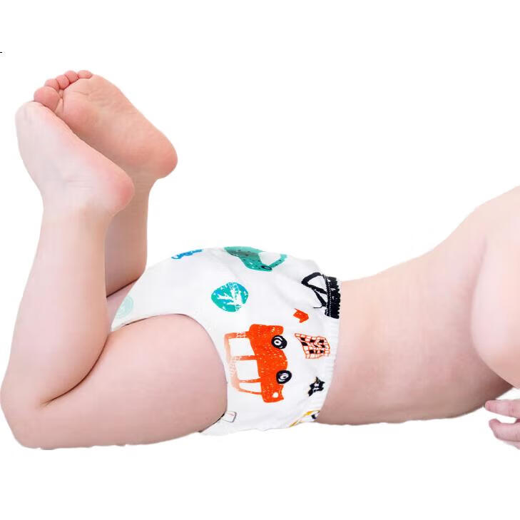 Детские тренировочные трусики Babyprints, хлопковые, водонепроницаемые, многоразовые, размер 100, 2 шт.