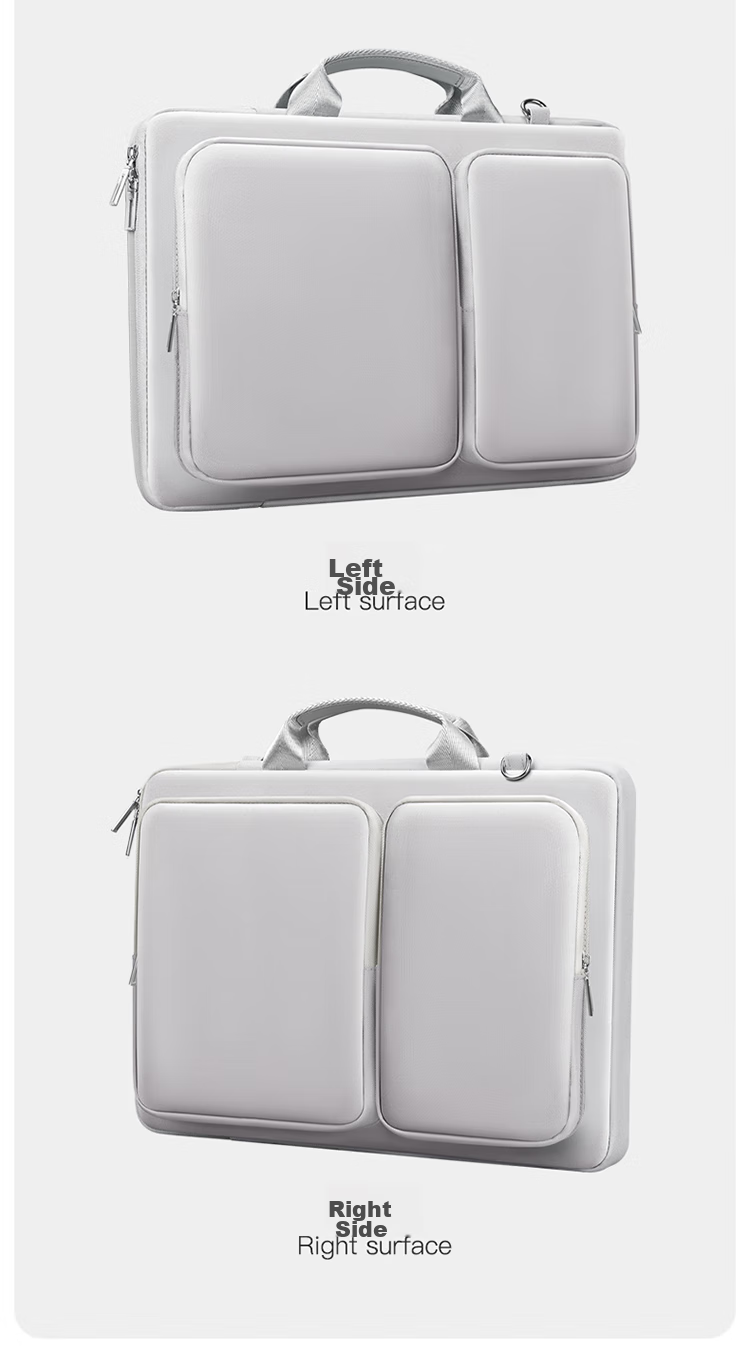 Biyoumei Laptop Bag, Handheld Slim Style, 14-Inch Notebook Briefcase, Suitable for Apple, Huawei, Xiaomi, Lenovo 15