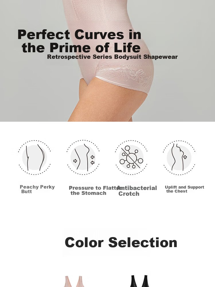 Aimer Women's Shaping Bodysuit with Tummy Control And Butt Lifting, AM358961, Black, Size 165 1