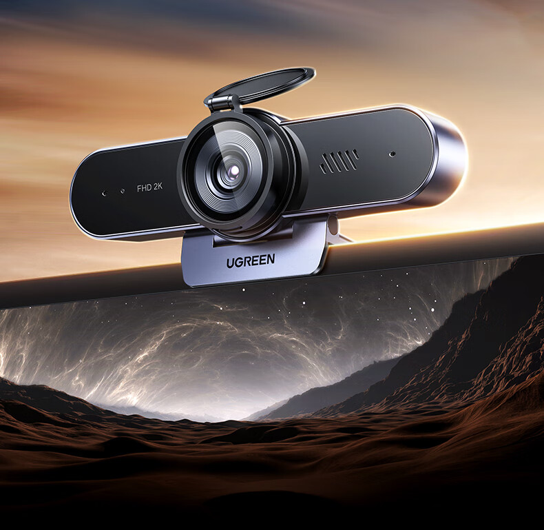 UGREEN 2K HD USB Webcam with Autofocus Dual Microphones and Speaker for Desktop Laptop Interview Exam Live Streaming Video Calls Conference 65545 2