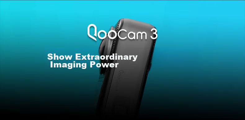 KanDao Sees QooCam3 Panoramic Action Camera, 5.7K High-Definition Anti-Shake Waterproof Action Camera for Vlogging, Skiing, Diving, Outdoor Activities, And Motorcycle Riding 10