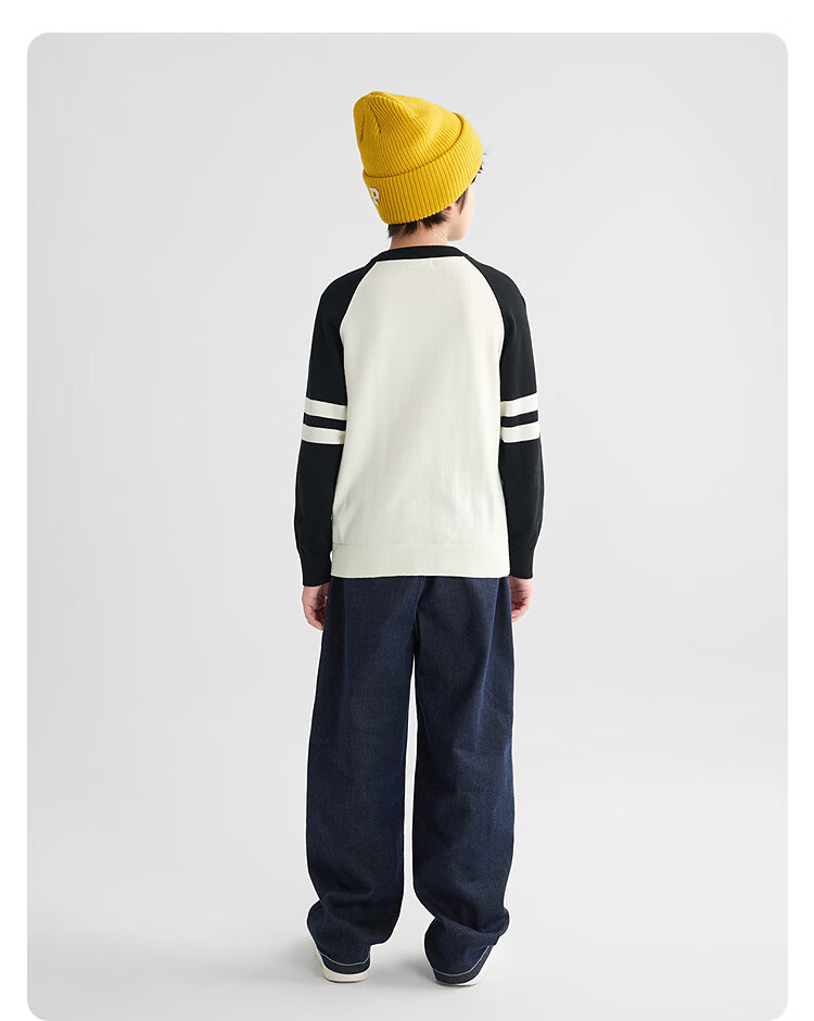 BALABALA balaOne Kids Sweater Boys 2025 Spring Autumn Girls Pullover Parent-Child Style 208325103202 6