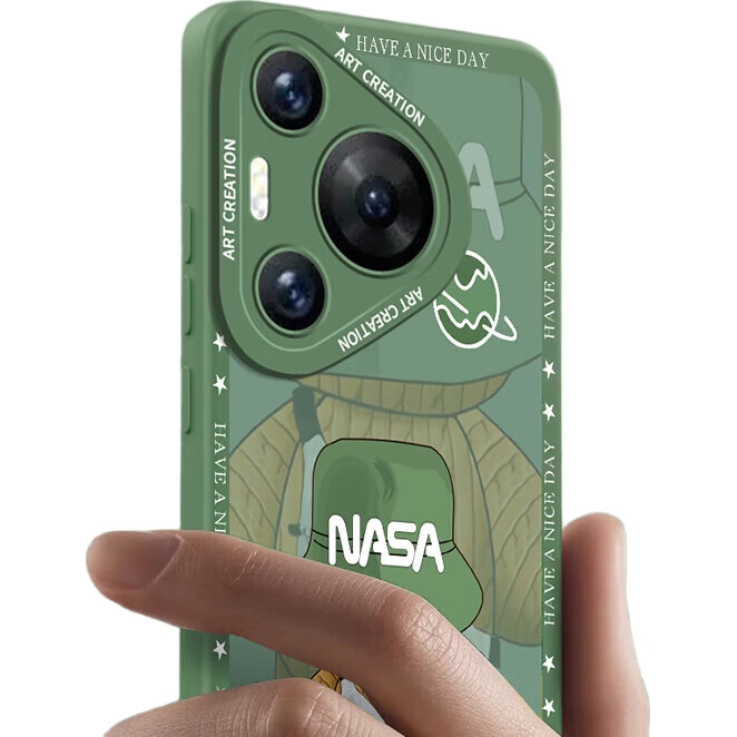 NEYAA Чехол для Huawei P70 Pro, P70 Pro+, защитный чехол с полной защитой объектива, противоударный ультратонкий креативный простой мягкий чехол с рисунком "Далёкая гора" (синий) для мужчин и женщин