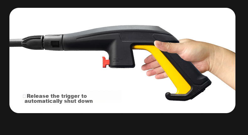 3AAA High-Pressure Car Washer, Car Washing High-Pressure Water Gun, Household 220V Car Washing Tool, Garden Floor Cleaning Machine, High-Power Cleaning Device 12