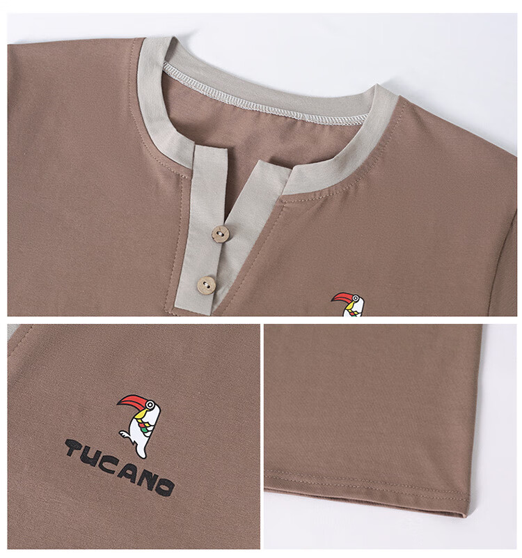 Woodpecker Pure Cotton Crew Neck Shoulder-Fit Short Sleeve T-Shirt for Women Summer New Slim Fit Black M 24