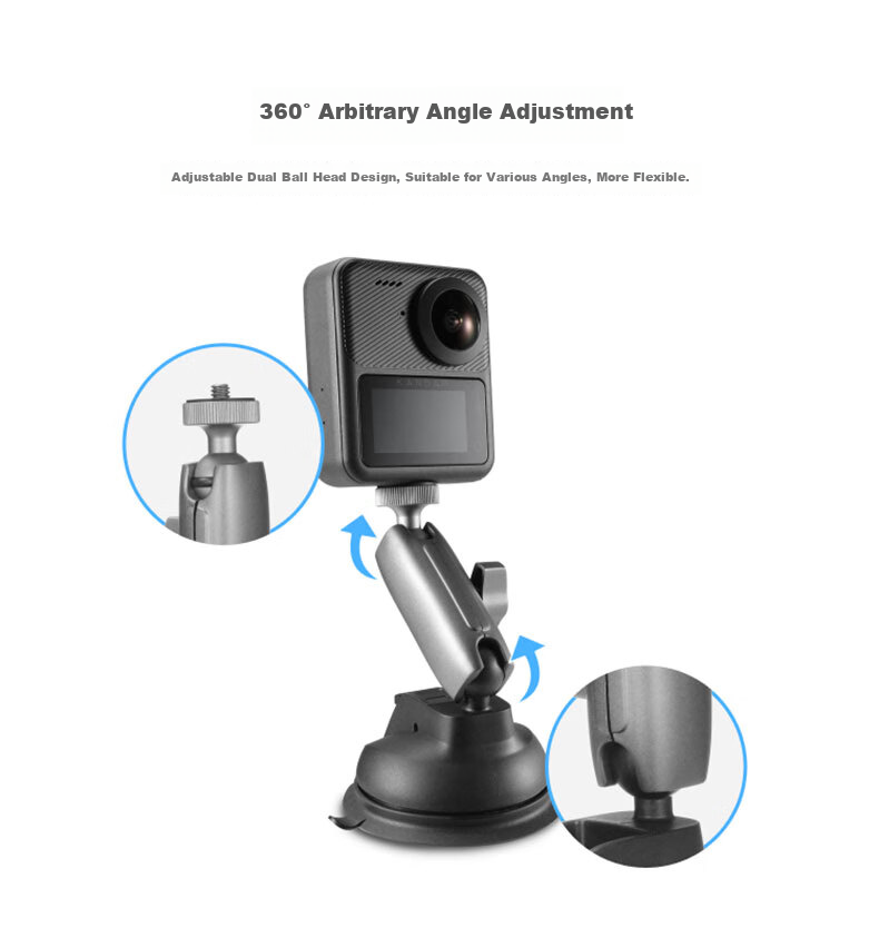 KanDao Suction Cup Mount with 1/4" Connection, Car Roof Surfboard Holder 3