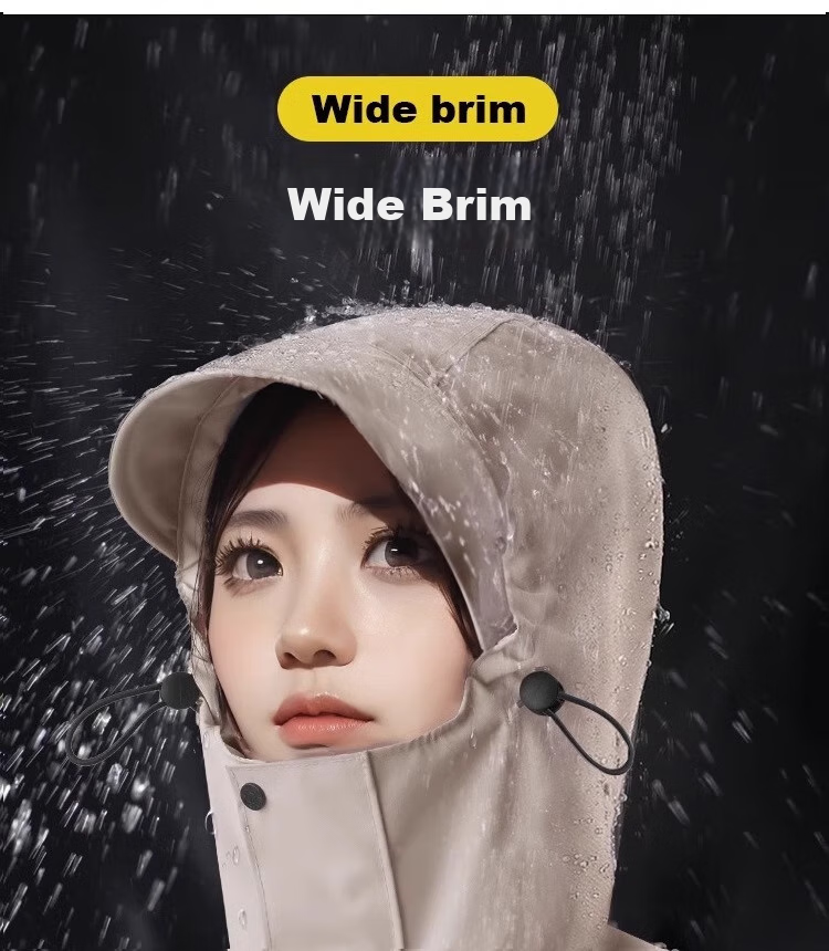 Feilinsiman Electric Scooter Full-Body Raincoat, Detachable Battery-Powered Motorcycle Adult One-Piece Long Rain Poncho 1