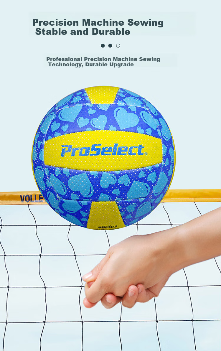 ProSelect Air Volleyball No.5 Light Soft for Children, Students, Middle-Aged And Elderly Fitness, Entertainment, Competition Soft Volleyball GV441M 6