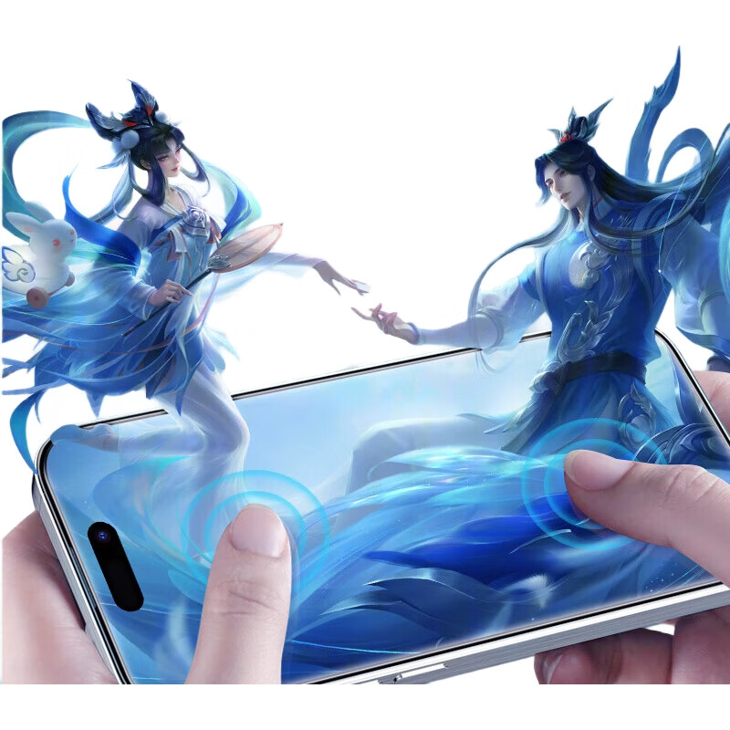 Защитное стекло Lanxingxiansheng для iPhone 16/15, полное покрытие, высокая четкость, безрамочное защитное стекло