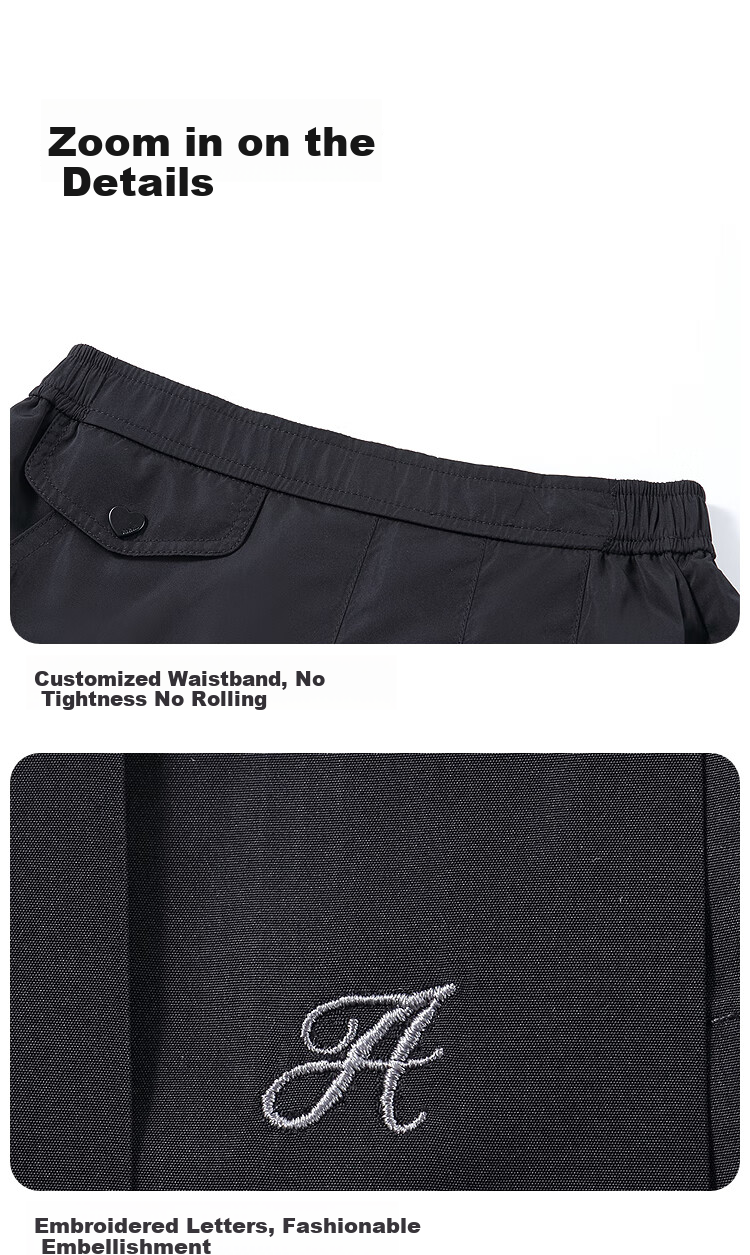 Annil Girls' Pleated Skort, Summer 2025 New Style, Casual Sweet Fashionable Black Short Skort 18