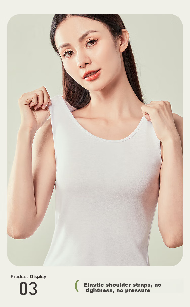 MiiOW Women's Spaghetti Strap Tank Top, Summer Pure Cotton 100%, Sexy Backless Inner Wear, Sleeveless Undershirt, Outerwear, Black 5