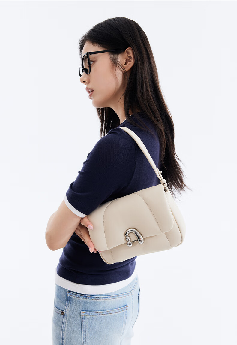 AMAZING SONG Women's Handbag, Flower Roll Bag, Medium Size, Top-Grain Sheepskin, Shoulder Crossbody Bag, Original Practical Handbag, High-End Niche Gift 2