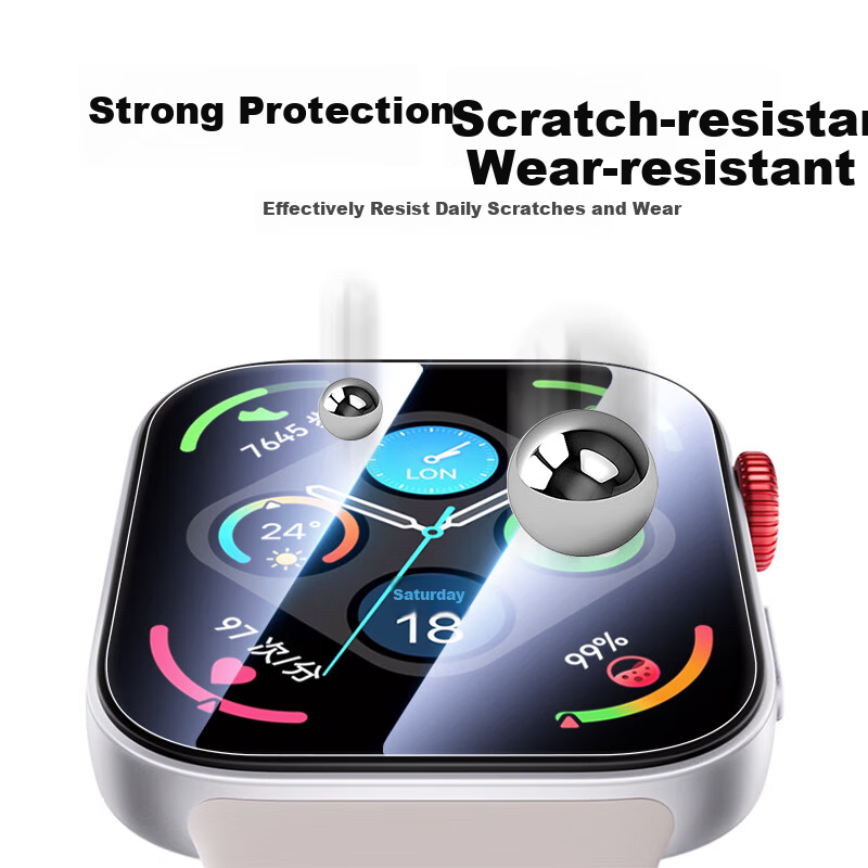 Защитная пленка PISEN для Huawei Watch Fit 4/3, противоударная, полноэкранная, противоотпечатки пальцев, 2 шт.