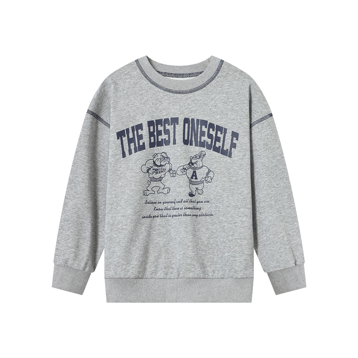 Duoduojia Boys' Casual Sports Sweatshirt, Spring And Autumn 2026 Style, Loose-Fitting Top, Comfortable Autumn Wear, Fashionable Children's Base Layer Pullover