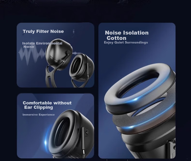 Anpinxing 7001 Soundproof Noise Reduction Earplugs, Industrial-Grade Professional Powerful Noise-Blocking Earphones And Ear Cups, Safety Protection Workwear, 1 Pair 5